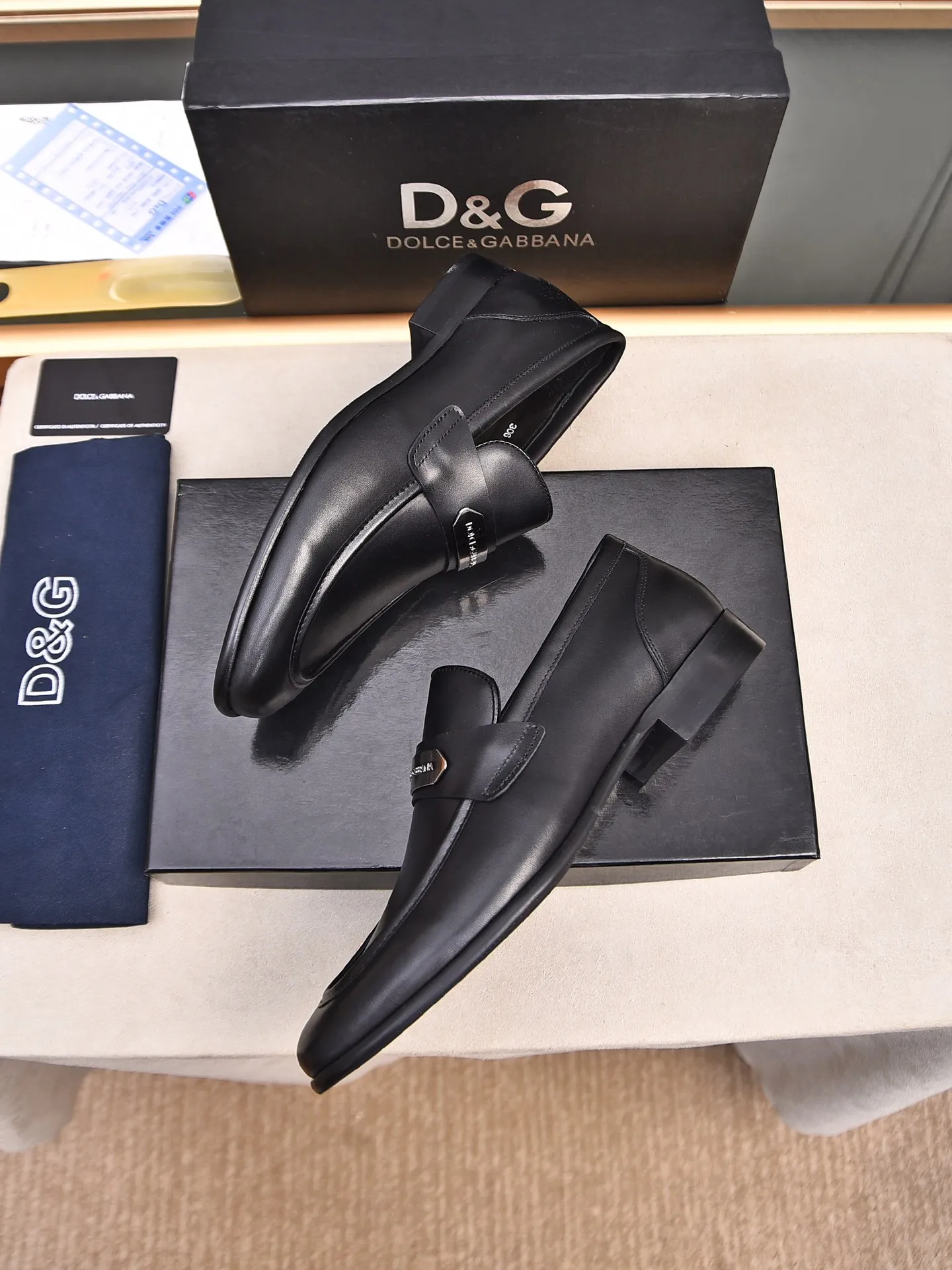 👍👍Men's shoes💰480 **Boutique recommendation**DG**The latest business formal leather shoes, official website synchronization, top version on the market, purely handmade. Fabric: imported calfskin with water-dyed cow lining 38, 39, 40, 41, 42, 43, 44 (customized at 45